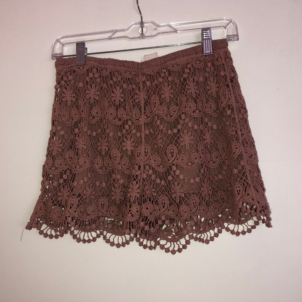 Lace shorts